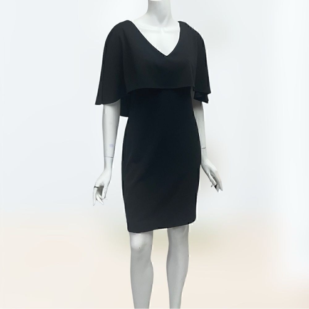 Badgley‎ Mischka for La tote Cape Dress